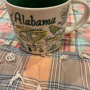 Starbucks Alabama Mug - Green and White